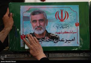 تشییع شهدای اقتدار ملی در تهران +عکس