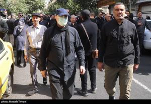 تشییع شهدای اقتدار ملی در تهران +عکس