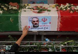 تشییع شهدای اقتدار ملی در تهران +عکس