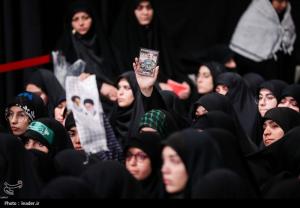 آخرین شب مراسم عزاداری محرم در حسینیه امام خمینی(ره) +عکس