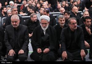 آخرین شب مراسم عزاداری محرم در حسینیه امام خمینی(ره) +عکس