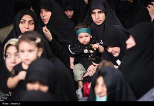 آخرین شب مراسم عزاداری محرم در حسینیه امام خمینی(ره) +عکس