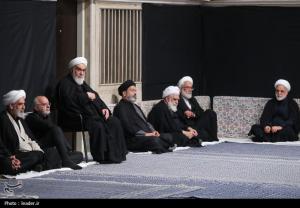 آخرین شب مراسم عزاداری محرم در حسینیه امام خمینی(ره) +عکس