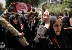 عزاداری کاروان بنی‌اسد در روز سوم شهات امام حسین(ع) +عکس