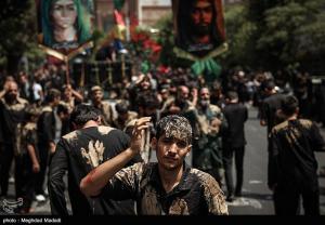 عزاداری کاروان بنی‌اسد در روز سوم شهات امام حسین(ع) +عکس