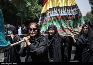 عزاداری کاروان بنی‌اسد در روز سوم شهات امام حسین(ع) +عکس