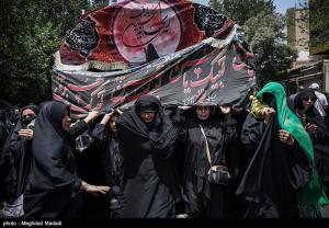 عزاداری کاروان بنی‌اسد در روز سوم شهات امام حسین(ع) +عکس
