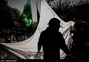 عزاداری کاروان بنی‌اسد در روز سوم شهات امام حسین(ع) +عکس