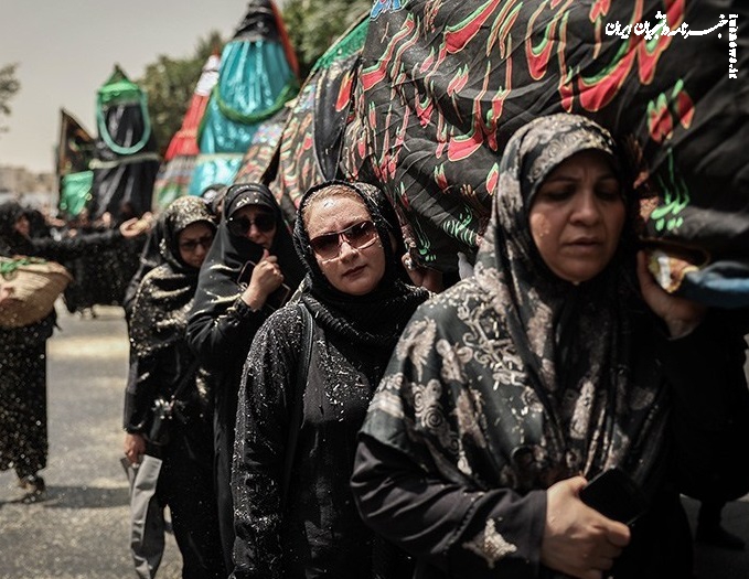 عزاداری کاروان بنی‌اسد در روز سوم شهات امام حسین(ع) +عکس