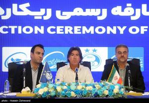 مراسم معارفه ریکاردو ساپینتو سرمربی استقلال +عکس