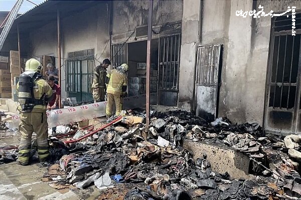 جزئیات حریق در انبار کفش بازار تهران