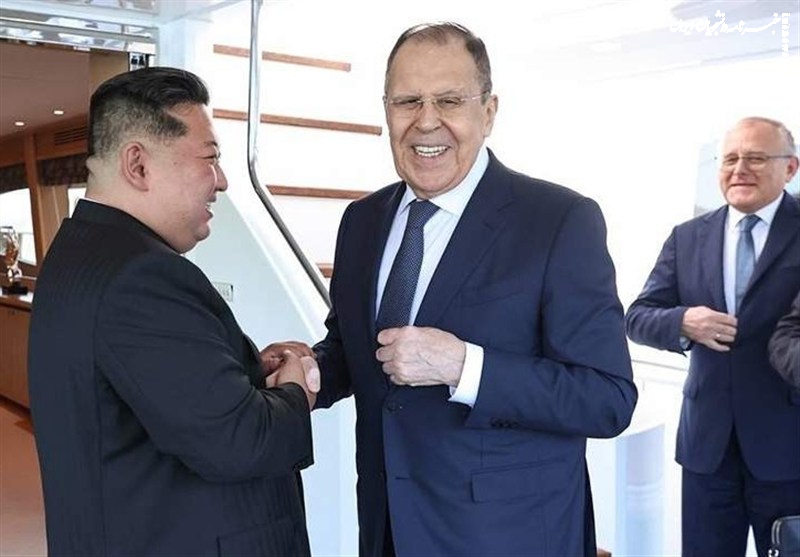  دیدار کیم جونگ اون با لاوروف و ابلاغ پیام او برای پوتین 