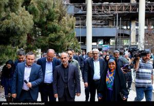 بازدید سفرای ۲۸ کشور از ساختمان شیشه ای صداوسیما +عکس