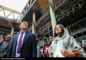 بازدید سفرای ۲۸ کشور از ساختمان شیشه ای صداوسیما +عکس