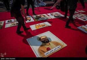 مراسم عزاداری برای ۱۸ شهید حملات رژیم صهیونیستی در محله نارمک +عکس