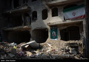 مراسم عزاداری برای ۱۸ شهید حملات رژیم صهیونیستی در محله نارمک +عکس