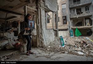 مراسم عزاداری برای ۱۸ شهید حملات رژیم صهیونیستی در محله نارمک +عکس