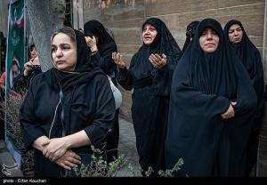 مراسم عزاداری برای ۱۸ شهید حملات رژیم صهیونیستی در محله نارمک +عکس