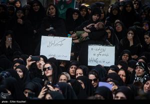 مراسم عزاداری برای ۱۸ شهید حملات رژیم صهیونیستی در محله نارمک +عکس