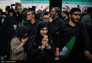مراسم عزاداری برای ۱۸ شهید حملات رژیم صهیونیستی در محله نارمک +عکس