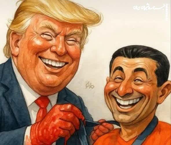 کاریکاتور| مدالی از جنس خون بر گردن وجدان خاموش