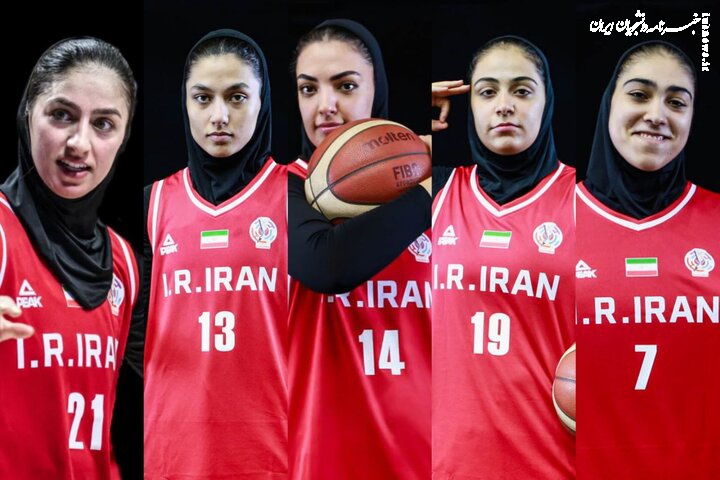 حضور ۵ بازیکن تیم ملی بسکتبال زنان در جمع بهتربن های دیویژن B