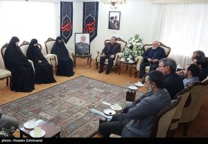 دیدار جمعی از مدیران رسانه‌های کشور با خانواده شهید سلامی