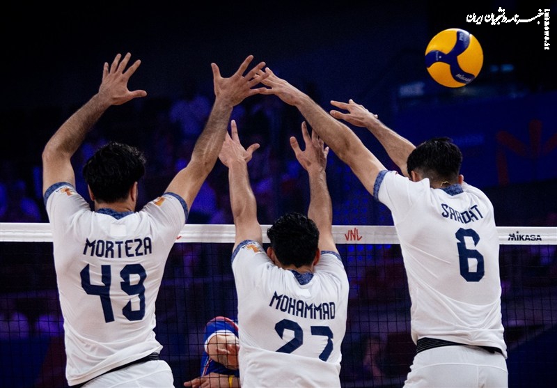 پیروزی قاطع تیم ملی والیبال ایران مقابل بلغارستان