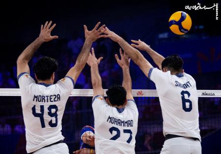 پیروزی قاطع تیم ملی والیبال ایران مقابل بلغارستان