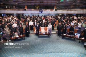 آیین بزرگداشت شهدای رسانه در نبرد با رژیم صهیونیستی +عکس