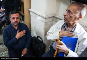 مراسم تشییع پیکر احمد توکلى +عکس