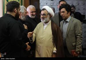 مراسم سالگرد شهادت اسماعیل هنیه و چهلم سردار ایزدی +عکس