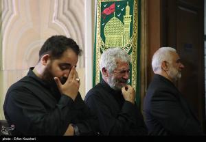 مراسم سالگرد شهادت اسماعیل هنیه و چهلم سردار ایزدی +عکس