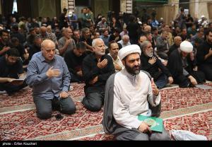 مراسم سالگرد شهادت اسماعیل هنیه و چهلم سردار ایزدی +عکس