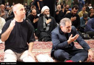 مراسم سالگرد شهادت اسماعیل هنیه و چهلم سردار ایزدی +عکس