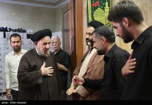 مراسم سالگرد شهادت اسماعیل هنیه و چهلم سردار ایزدی +عکس