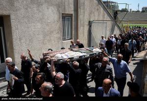 تشییع پیکر مرحوم داریوش مصطفوی رئیس پیشین فدراسیون فوتبال ایران +عکس