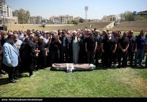 تشییع پیکر مرحوم داریوش مصطفوی رئیس پیشین فدراسیون فوتبال ایران +عکس