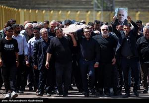 تشییع پیکر مرحوم داریوش مصطفوی رئیس پیشین فدراسیون فوتبال ایران +عکس