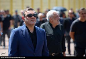 تشییع پیکر مرحوم داریوش مصطفوی رئیس پیشین فدراسیون فوتبال ایران +عکس