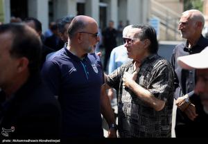 تشییع پیکر مرحوم داریوش مصطفوی رئیس پیشین فدراسیون فوتبال ایران +عکس