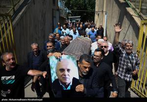 تشییع پیکر مرحوم داریوش مصطفوی رئیس پیشین فدراسیون فوتبال ایران +عکس