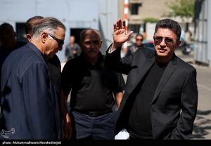 تشییع پیکر مرحوم داریوش مصطفوی رئیس پیشین فدراسیون فوتبال ایران +عکس