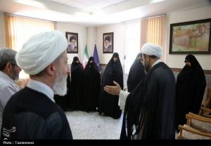 دیدار همسر شهید سلامی با مدیر حوزه‌های علمیه خواهران +عکس