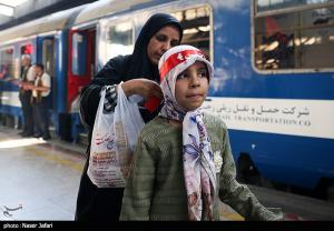 آیین بدرقه زائران اربعین حسینی(ع) +عکس