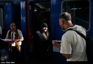 آیین بدرقه زائران اربعین حسینی(ع) +عکس