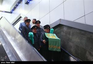 آیین بدرقه زائران اربعین حسینی(ع) +عکس