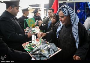 آیین بدرقه زائران اربعین حسینی(ع) +عکس