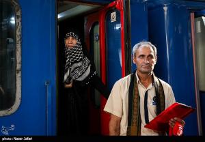 آیین بدرقه زائران اربعین حسینی(ع) +عکس