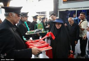 آیین بدرقه زائران اربعین حسینی(ع) +عکس
